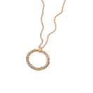 Le premier jour Necklace , pink gold and diamonds