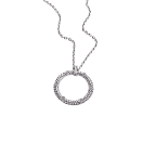 Pendentif Le Premier Jour, or blanc et diamants