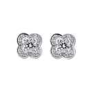 Chance of Love Earrings , white gold and diamonds