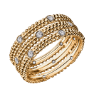 Ring Le Premier Jour, yellow gold, diamonds