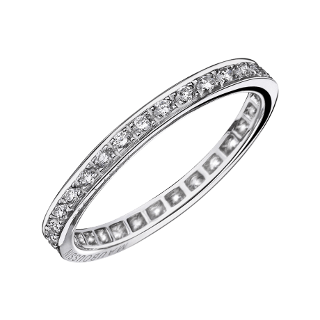 Diam's Sex & Love wedding band, diamonds, white gold