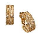 Le Premier Jour Earrings , yellow gold and diamonds