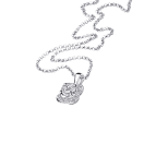 Chance of Love n°4 Pendant, white gold and diamonds