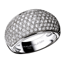 C'est Toi La star Ring, White gold and diamonds