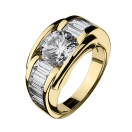 Ring  Alessandra yellow gold and diamonds