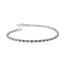 Le Grand Bleu Bracelet, white gold, sapphires and diamonds