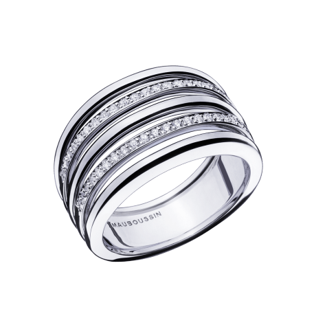 Ring, Osez La Route, white gold, diamonds