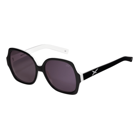 SUN 46 (Lunettes de soleil, acétate, noir - blanc)