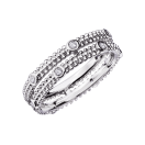 Bague Le Premier Jour ANGE, or blanc, diamants