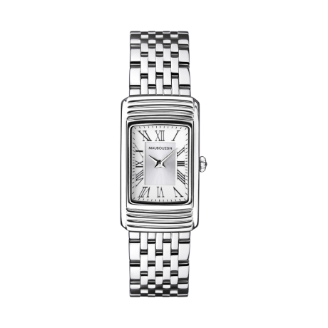 Watch L'Heure de Paix, small model, automatic, steel bracelet