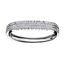 Bracelet belle d'amour or blanc, full pavage diamants  