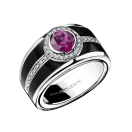 Bague bonbon rose