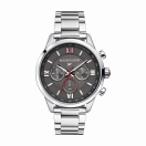 MONTRE UN HOMME UNE VIE   CADRAN GRIS, BRACELET ACIER