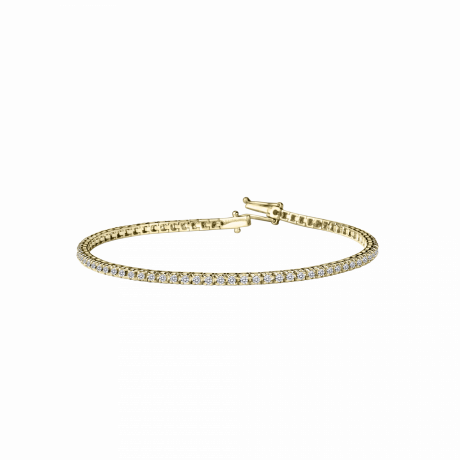 BRACELET TU ES MA RIVIERE D'AMOUR 1 CARAT      OR JAUNE, DIAMANTS